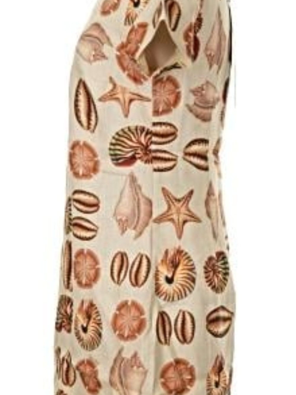 Farm Rio Marine Shells 100% Linen Mini Dress - Picture 5 of 7